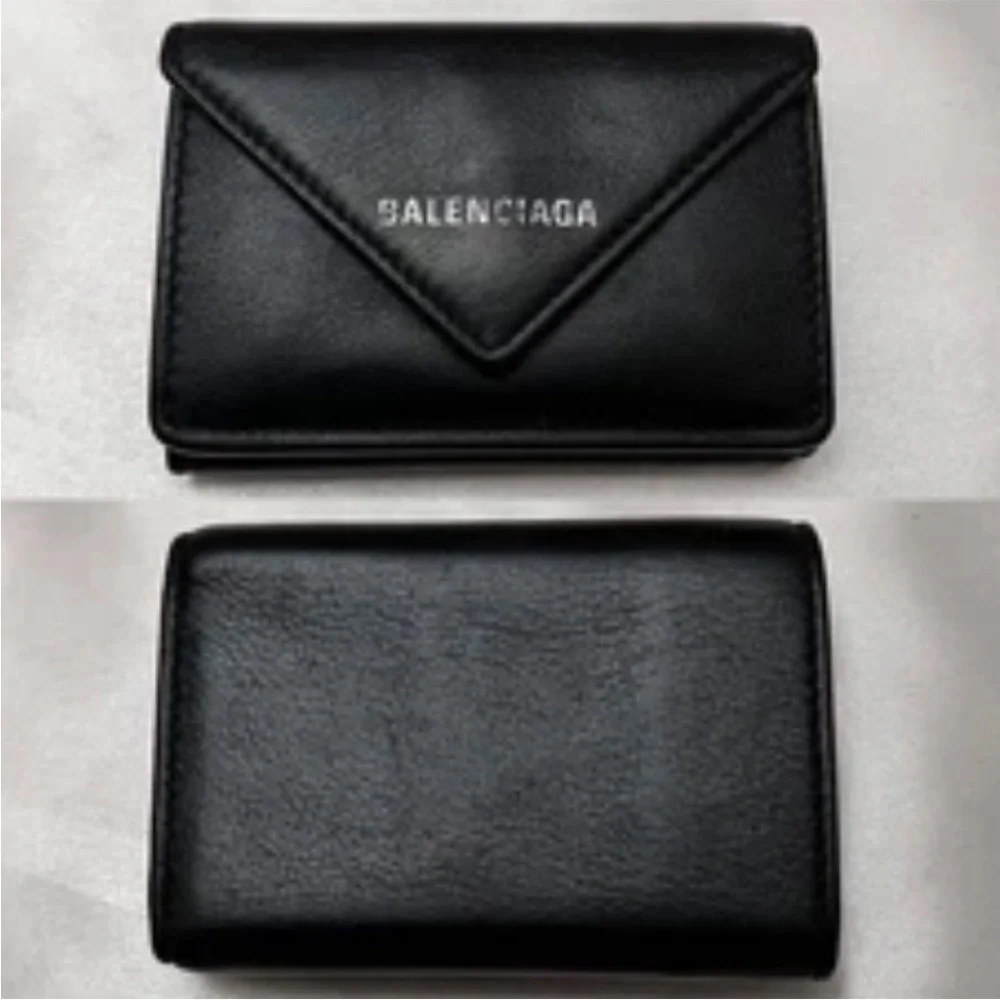 Balenciaga Black Leather Wallet - Picture 3 of 9